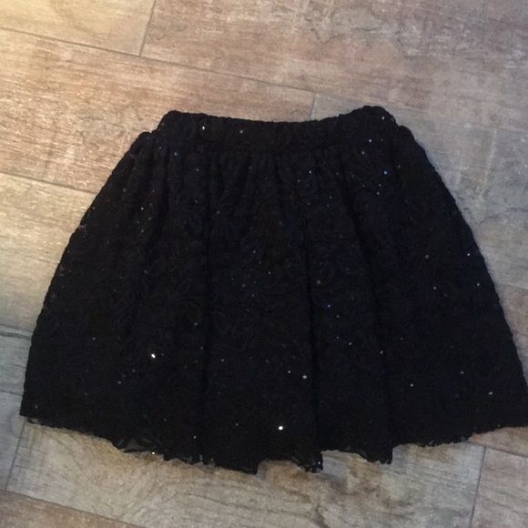 Pippa & Julie Other - Pippa and Julie Black Sequin and Lace Skirt